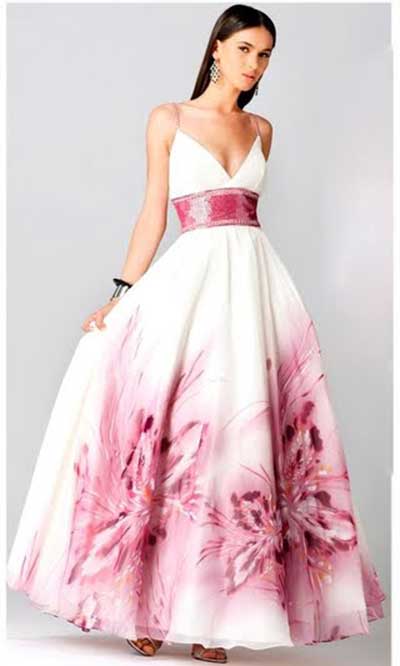 com flor fotos de vestidos