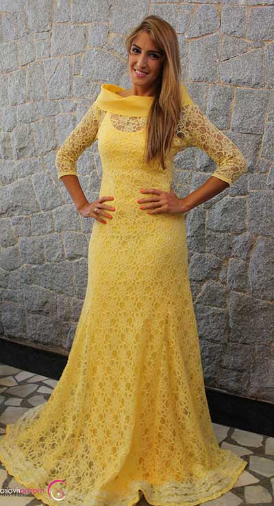 foto de amarelo modelos de vestidos amarelos