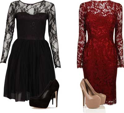 nos braços 1 looks com vestidos com renda