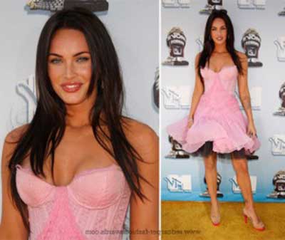 Megan Fox vestidos da Megan Fox