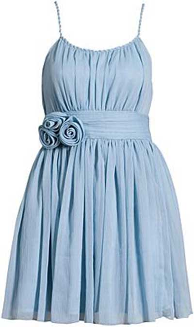 fotos de vestidos azuis