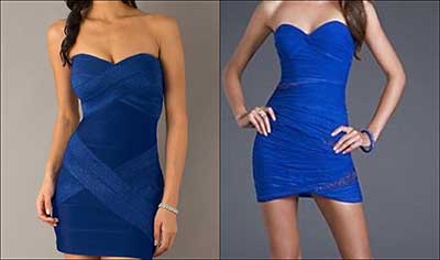 dicas de vestidos azuis